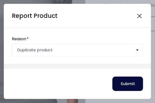 The Report Product form